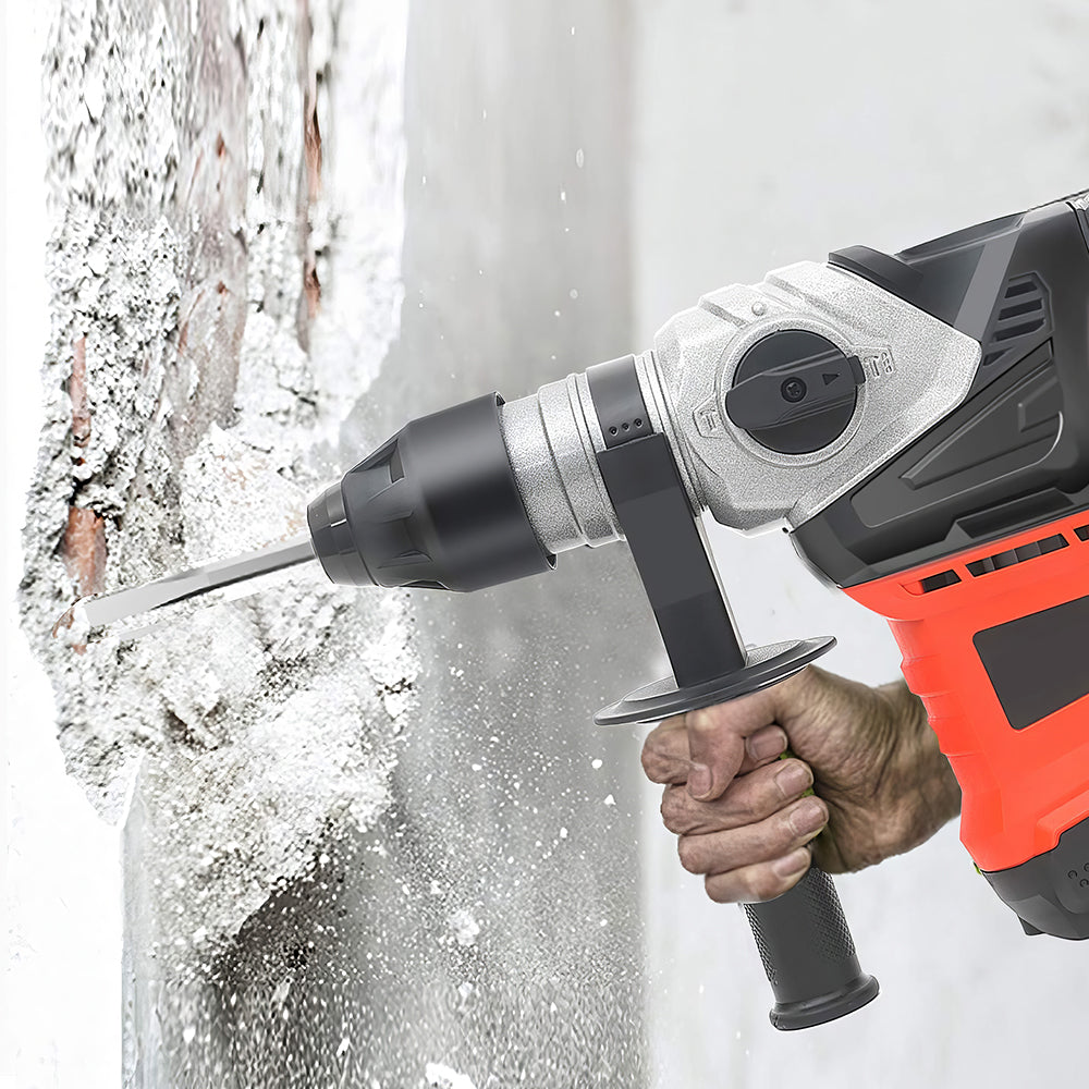 13A SDS-Plus 1-1/4" Rotary Hammer Drill with Vibration Control & Safety Clutch