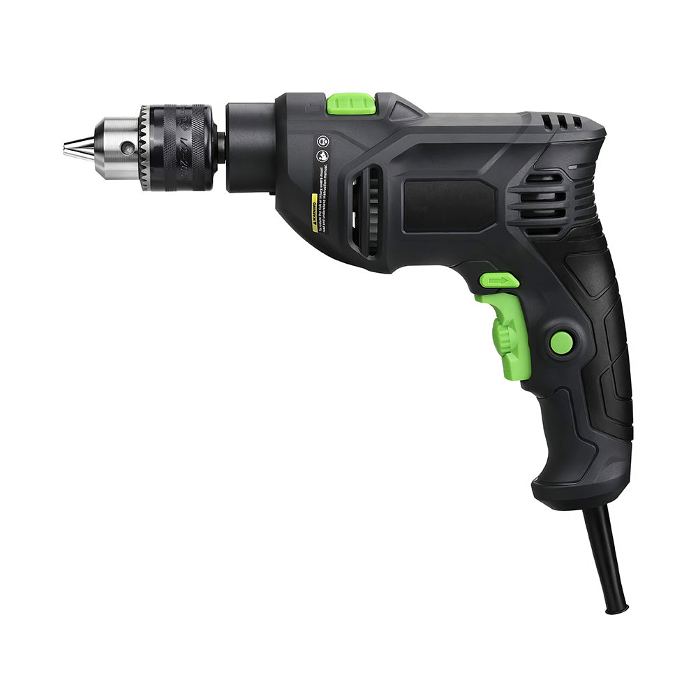 5A Variable Speed Hammer Drill, 1/2" Chuck, 105-Piece Accessory Set