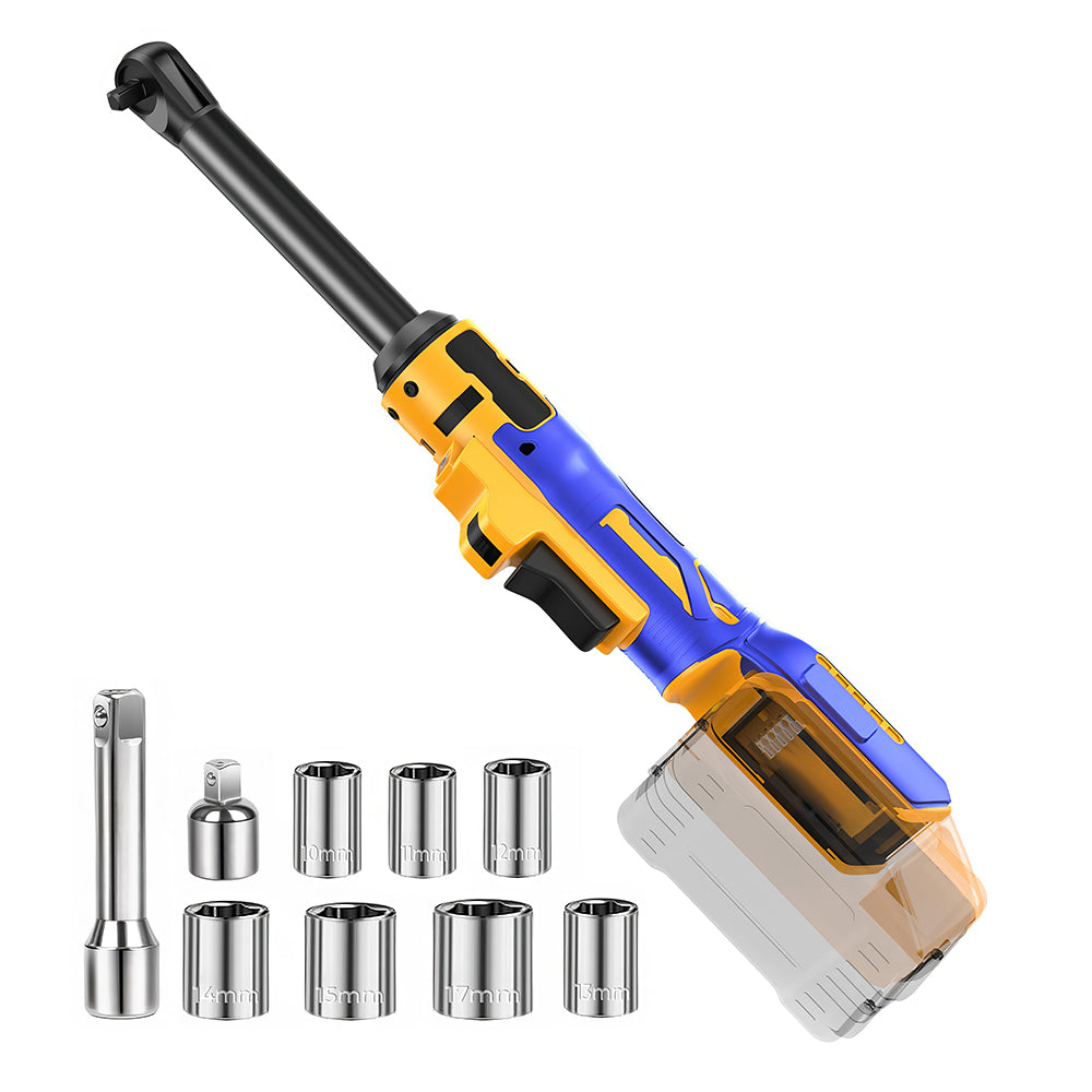 3/8" Cordless Ratchet Wrench, 60 Ft-lbs, Compatible with Dewalt 20V MAX