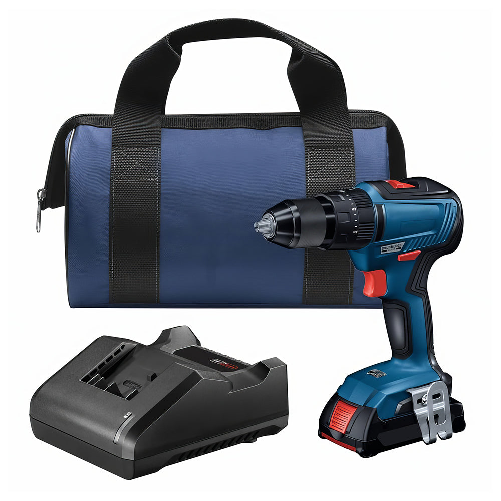 18V 1/2-Inch Brushless Hammer Drill, Variable Speed, High Torque