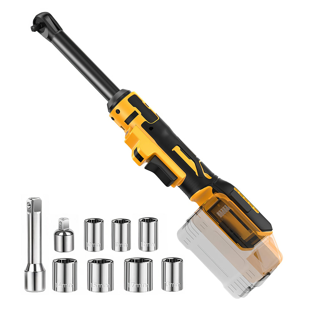 3/8" Cordless Ratchet Wrench, 60 Ft-lbs, Compatible with Dewalt 20V MAX