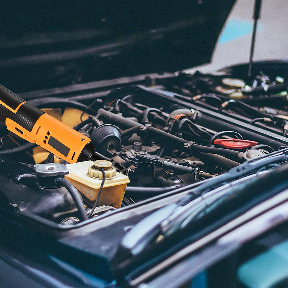 3/8" 12V Cordless Ratchet Wrench Kit, 40 Ft-lbs, Battery & Charger Included