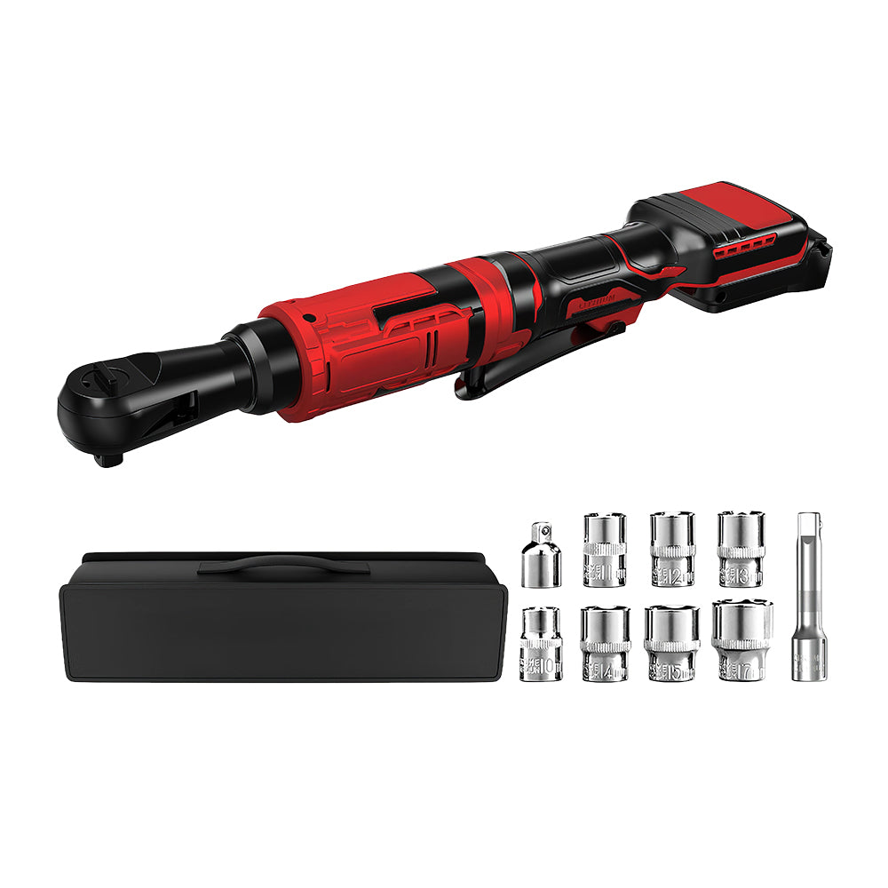 3/8" Cordless Ratchet Wrench, 88 Ft-lbs, Milwaukee M18 Compatible, LED
