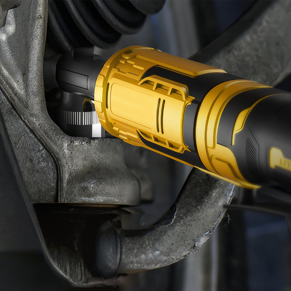 3/8" Cordless Ratchet Wrench, 88 Ft-lbs, Milwaukee M18 Compatible, LED