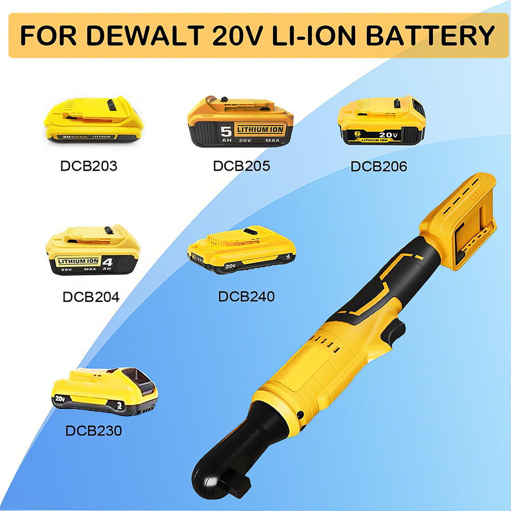 3/8" Cordless Brushless Ratchet Wrench, 75 Ft-lbs, Mil-waukee 18V Compatible